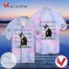 Cat Music For Men And Women Graphic Print Short Sleeve Hawaiian Casual Shirt Vesles2014S