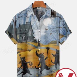 Cat Play Halloween Halloween Hawaiian Shirt, Unique Gifts For Friends - Vesles2014S 1