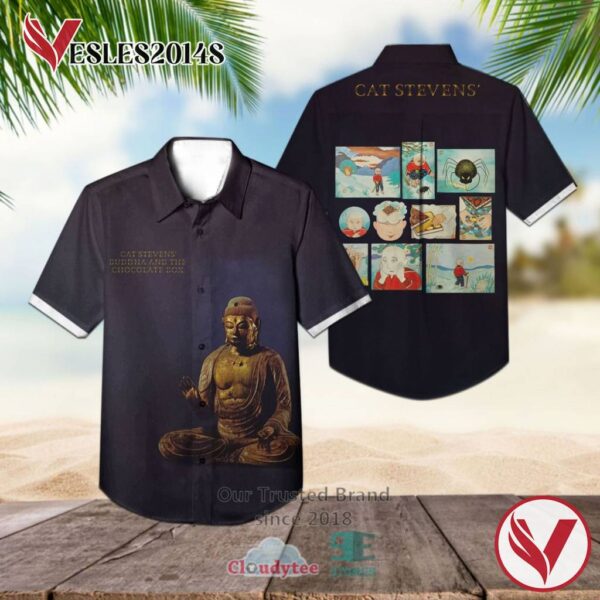 Cat Stevens Buddha and the Chocolate Box Albums Hawaiian Shirt, Best Gift For Music Lovers Vesles2014S