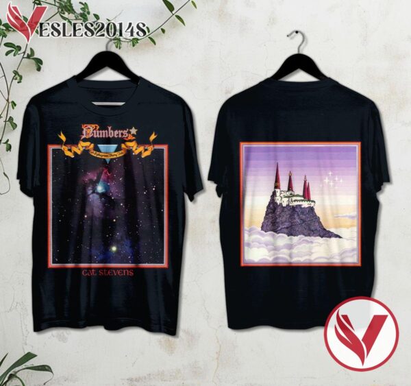 Cat Stevens Numbers Album Cover Shirt, Perfect Gifts For Music Lovers - Vesles2014S