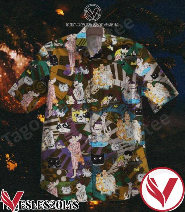 Cats And Rhapsody Piano Hawaiian Shirt, Unique Gifts For Friends - Vesles2014S 1