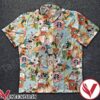 Cats Starbuck Floral Pattern Light Blue Hawaiian Shirt, Unique Gifts For Friends - Vesles2014S 1