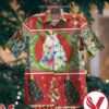 Cats With Multicolor Icicle Lights Christmas Red Hawaiian Shirt, Unique Gifts For Friends - Vesles2014S 1