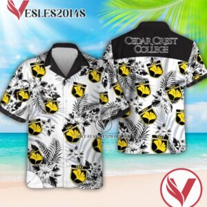 Cedar Crest College Logo Hawaiian Suit, Unique Outfit For Fans - Vesles2014S 1