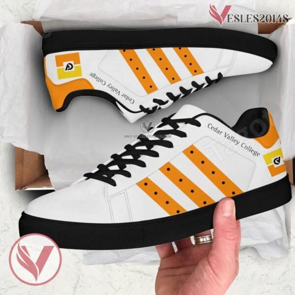 Cedar Valley College Logo Stan Smith Shoes, Unique Sneaker For Fans - Vesles2014s 1