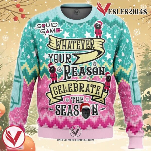 Celebrate the Season Squid Game Christmas Sweater