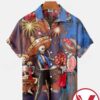 Celebrating Skeleton Halloween Hawaiian Shirt, Unique Gifts For Friends - Vesles2014S 1