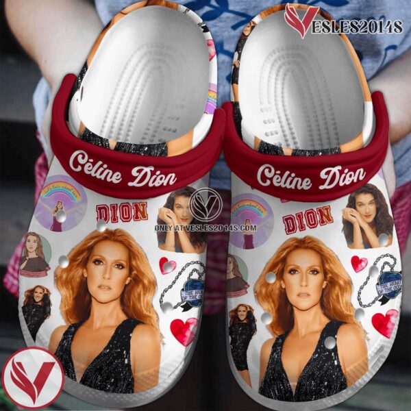 Celine Dion Music Crocs Crocband Clogs Shoes, Unique Gifts For Fans Style 1 - Vesles2014S