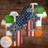 Celtic Cross 4th Of July Independence Day Irish By Blood Patriot By Choice Graphic Print Short Sleeve Hawaiian Casual Shirt Vesles2014S
