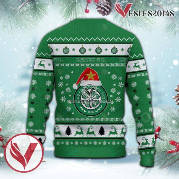 Celtic F.C. Sport Ugly Christmas Sweater, Unique Gifts For Fans - Vesles2014aS 3