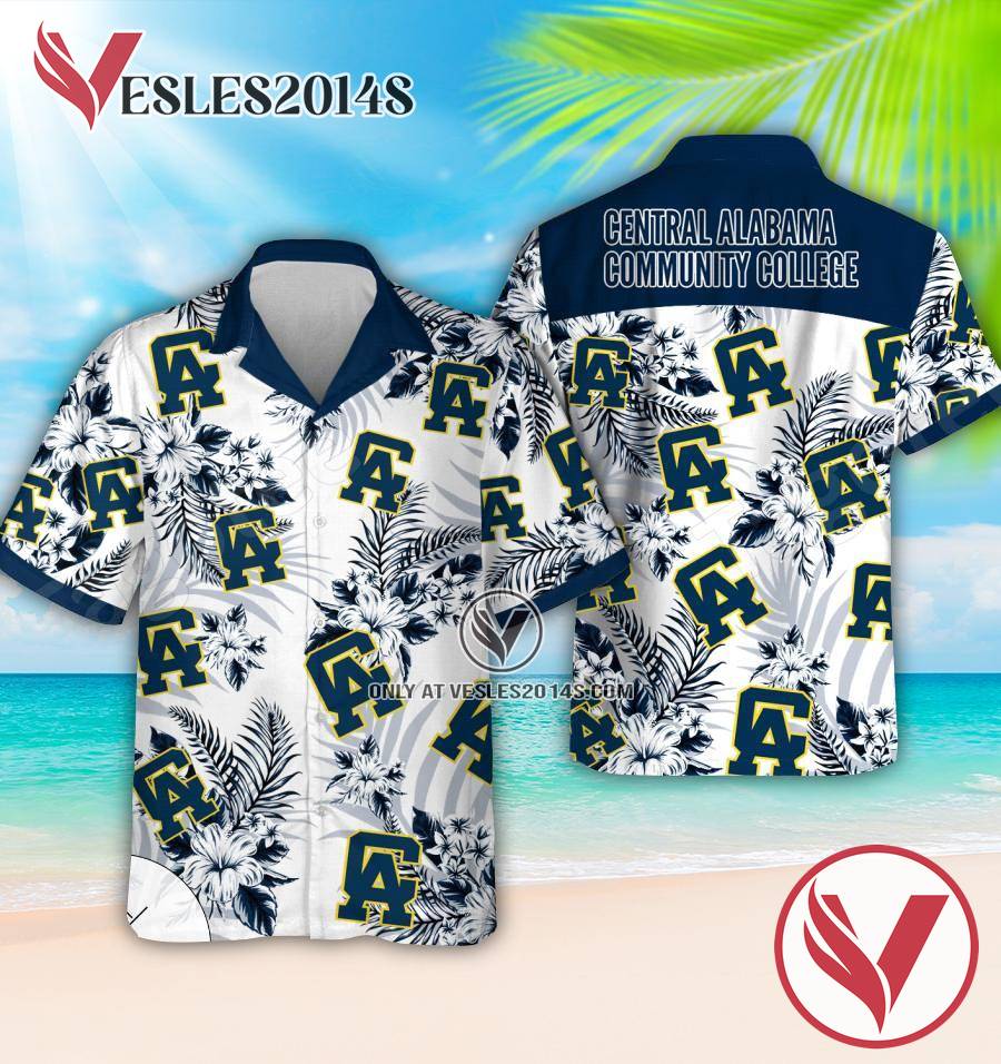Central Alabama Community College Logo Hawaiian Suit, Unique Outfit For Fans - Vesles2014S 1