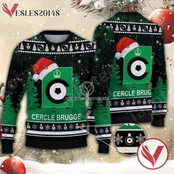 Cercle Brugge K.SV Sport Ugly Christmas Sweater, Unique Gifts For Fans - Vesles2014aS 1