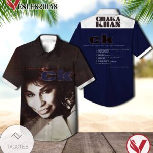 Chaka Khan Ck Album Cover Hawaiian Shirt, Best Gift For Music Lovers Vesles2014S