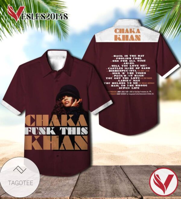 Chaka Khan Funk This Album Cover Hawaiian Shirt, Best Gift For Music Lovers Vesles2014S