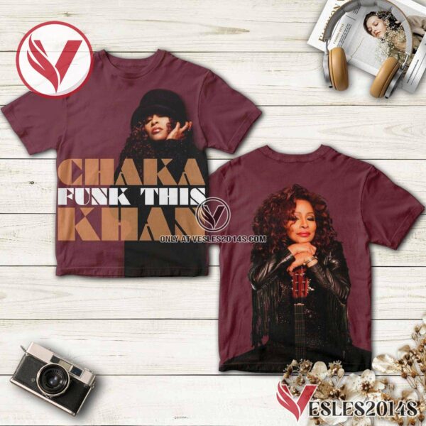 Chaka Khan Funk This Album Cover Shirt Style 2, Unique Gifts For Music Lovers - Vesles2014S