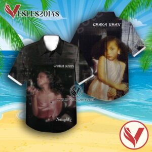 Chaka Khan Naughty Album Cover Hawaiian Shirt, Unique Gifts For Music Lovers - Vesles2014S