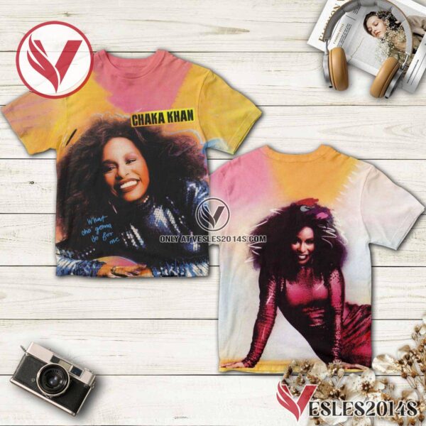 Chaka Khan What Cha’ Gonna Do For Me Album Cover Shirt Style 2, Unique Gifts For Music Lovers - Vesles2014S