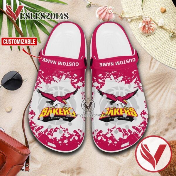 Changwon LG Sakers Logo Crocs Clogs, Unique Footwear For Fans 1