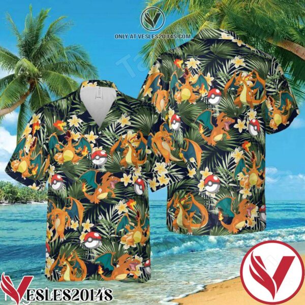 Charizard Hawaiian Shirt, Unique Gifts For Friends - Vesles2014S 1