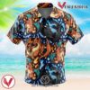 Charizard Mega Evolution Pokemon Hawaiian Button Up Shirt, Perfect Gifts For Anime Lovers - Vesles2014S