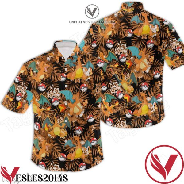 Charizard Pokemon Hawaiian Shirt, Unique Gifts For Friends - Vesles2014S 1