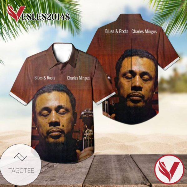 Charles Mingus Blues And Roots Album Cover Hawaiian Shirt, Best Gift For Music Lovers Vesles2014S