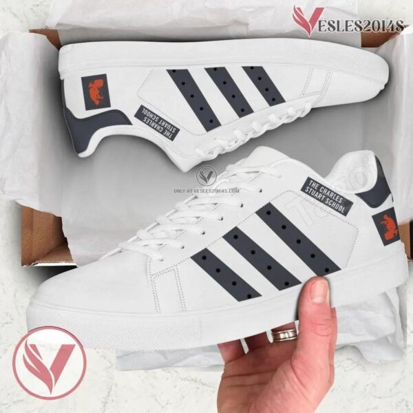 Charles Stuart School Logo Stan Smith Shoes For Men And Womens - Vesles2014s