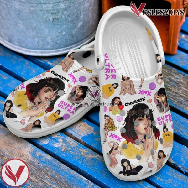 Charli XCX Music Crocs Crocband Clogs Shoes, Unique Gifts For Fans Style 1 - Vesles2014S 3