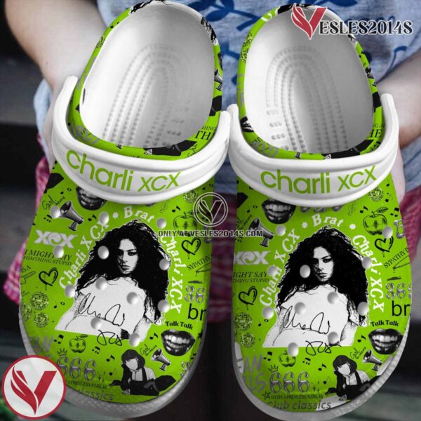 Charli XCX Music Crocs Crocband Clogs Shoes, Unique Gifts For Fans Style 2 - Vesles2014S