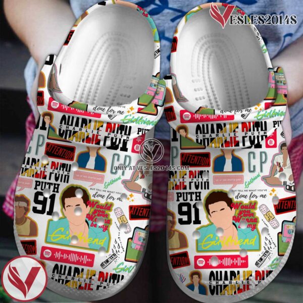 Charlie Puth Music Crocs Crocband Clogs Shoes, Unique Gifts For Fans - Vesles2014S