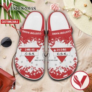 Charlottenlund Handball Club Crocs Clogs, Unique Footwear For Fans 1