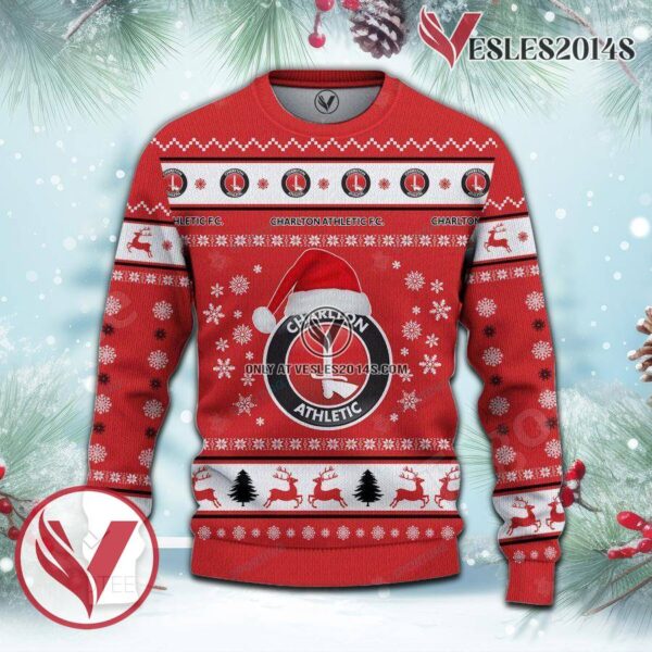 Charlton Athletic F.C Sport Ugly Christmas Sweater, Unique Gifts For Fans - Vesles2014aS 2
