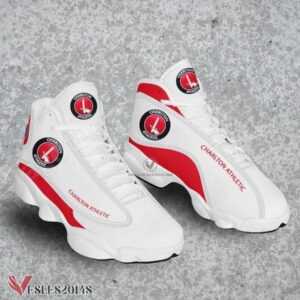 Charlton Athletic Logo Air Jordan 13 Shoes, Best Sneaker Gifts For Fans - Vesles2014s