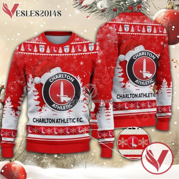 Charlton Athletic Sport Ugly Christmas Sweater, Unique Gifts For Fans - Vesles2014aS 1