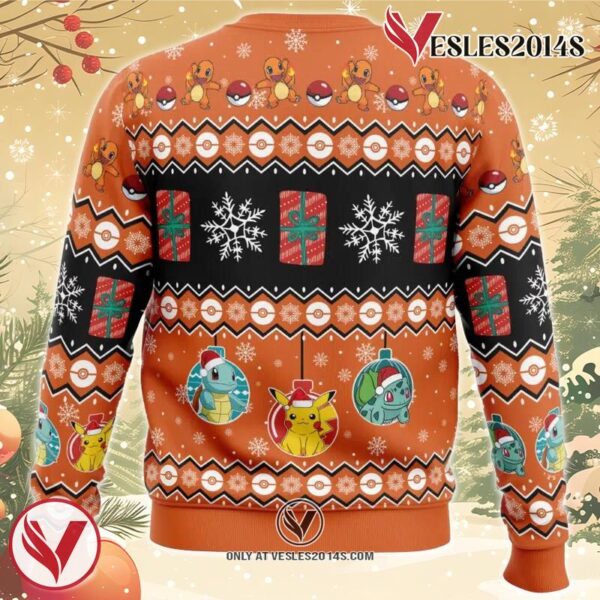 Charmander I Choose You Pokemon Ugly Christmas Sweater, Unique Christmas Gift For Fans - Vesles2014S 1
