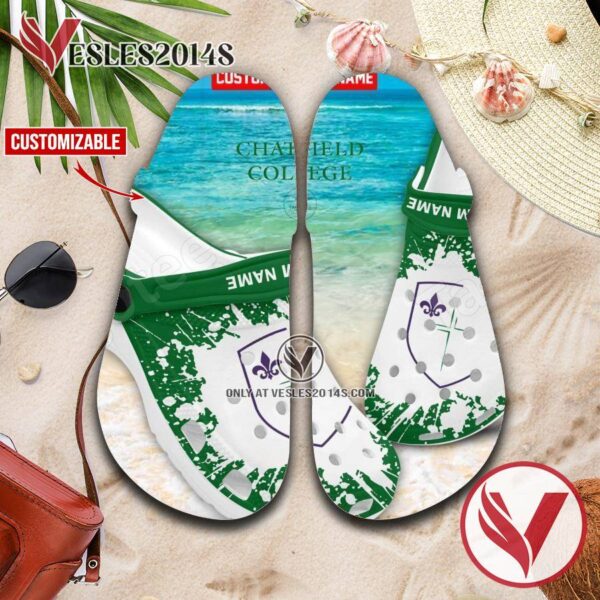 Chatfield College Crocs Classic Clogs, Unique Footwear For Fans 1