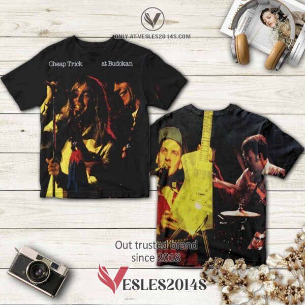 Cheap Trick Band Cheap Trick At Budokan Album 3D T-Shirt, Perfect Gifts For Music Lovers - Vesles2014S