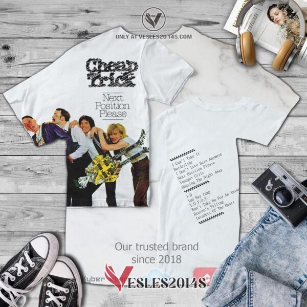 Cheap Trick Band Next Position Please Album 3D T-Shirt, Unique Gifts For Music Lovers - Vesles2014S
