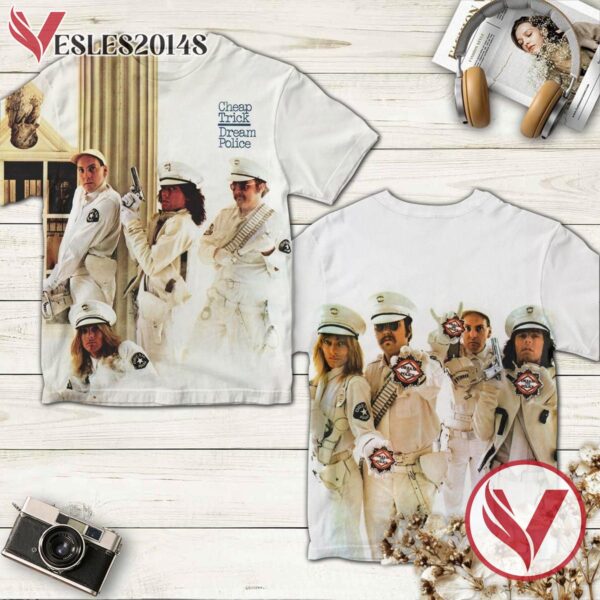 Cheap Trick Dream Police Album Cover Shirt, Perfect Gifts For Music Lovers - Vesles2014S