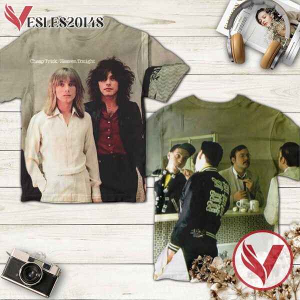 Cheap Trick Heaven Tonight Album Cover Shirt, Perfect Gifts For Music Lovers - Vesles2014S