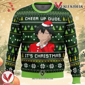Cheer Up Dude My Teen Romantic Comedy SNAFU Ugly Christmas Sweater, Unique Christmas Gift For Fans - Vesles2014S
