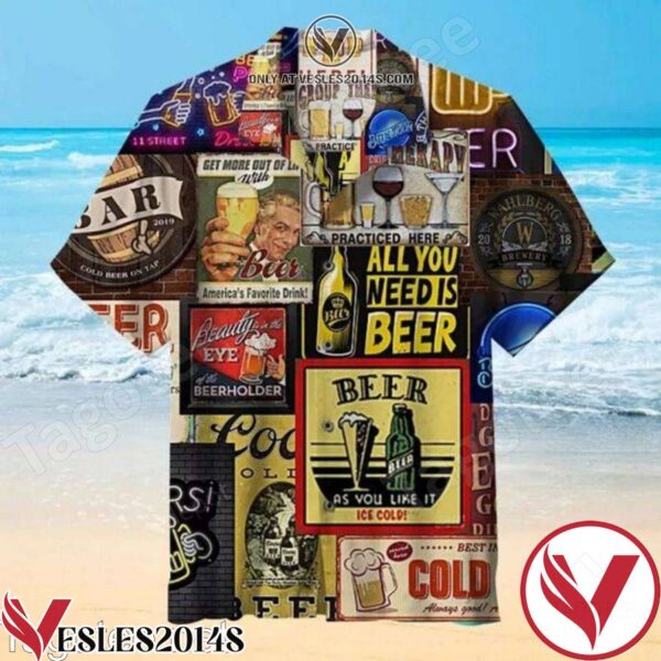 Cheers To Beer Aloha Disney Summer Hawaiian Shirt, Unique Gifts For Friends - Vesles2014S 1