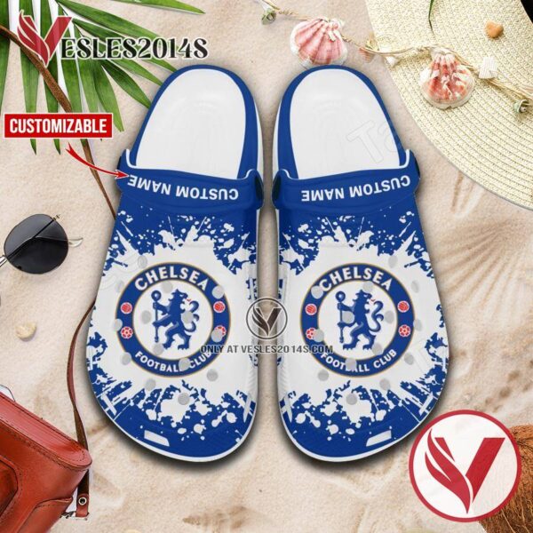 Chelsea Custom Crocs Clogs, Unique Footwear For Fans 1