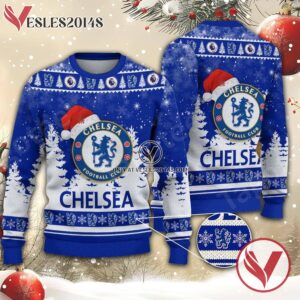 Chelsea F.C. Sport Ugly Christmas Sweater, Unique Gifts For Fans - Vesles2014aS 1