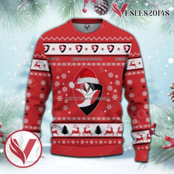 Cheltenham Town F.C Sport Ugly Christmas Sweater, Unique Gifts For Fans - Vesles2014aS 2