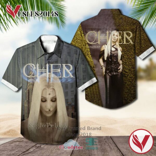 Cherilyn Sarkisian Song for the Lonely Album Hawaiian Shirt, Best Gift For Music Lovers Vesles2014S