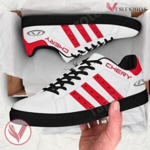 Chery Logo Print Stan Smith Shoes, Unique Sneaker For Fans - Vesles2014s 1