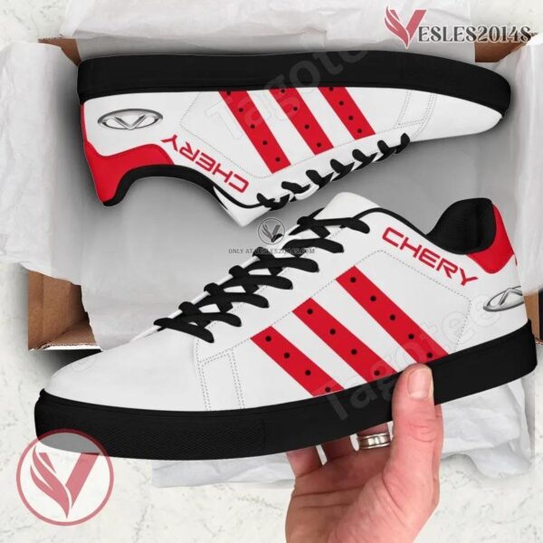 Chery Logo Print Stan Smith Shoes, Unique Sneaker For Fans - Vesles2014s 1
