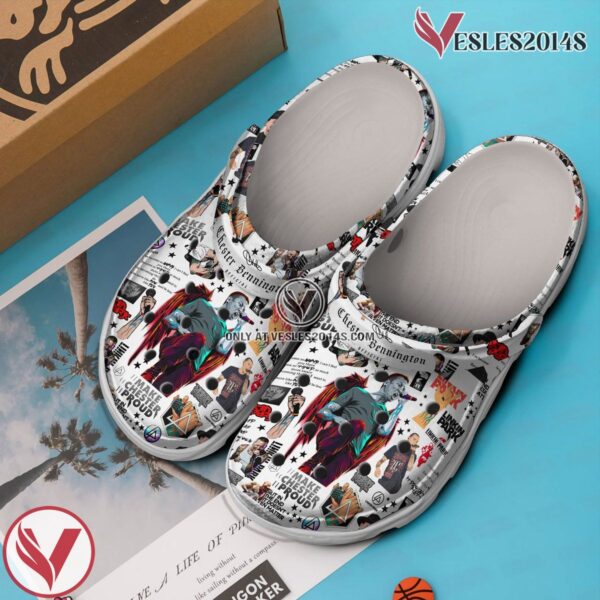 Chester Bennington Music Crocs Crocband Clogs Shoes, Unique Gifts For Fans Style 1 - Vesles2014S 2