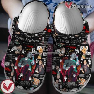 Chester Bennington Music Crocs Crocband Clogs Shoes, Unique Gifts For Fans Style 2 - Vesles2014S